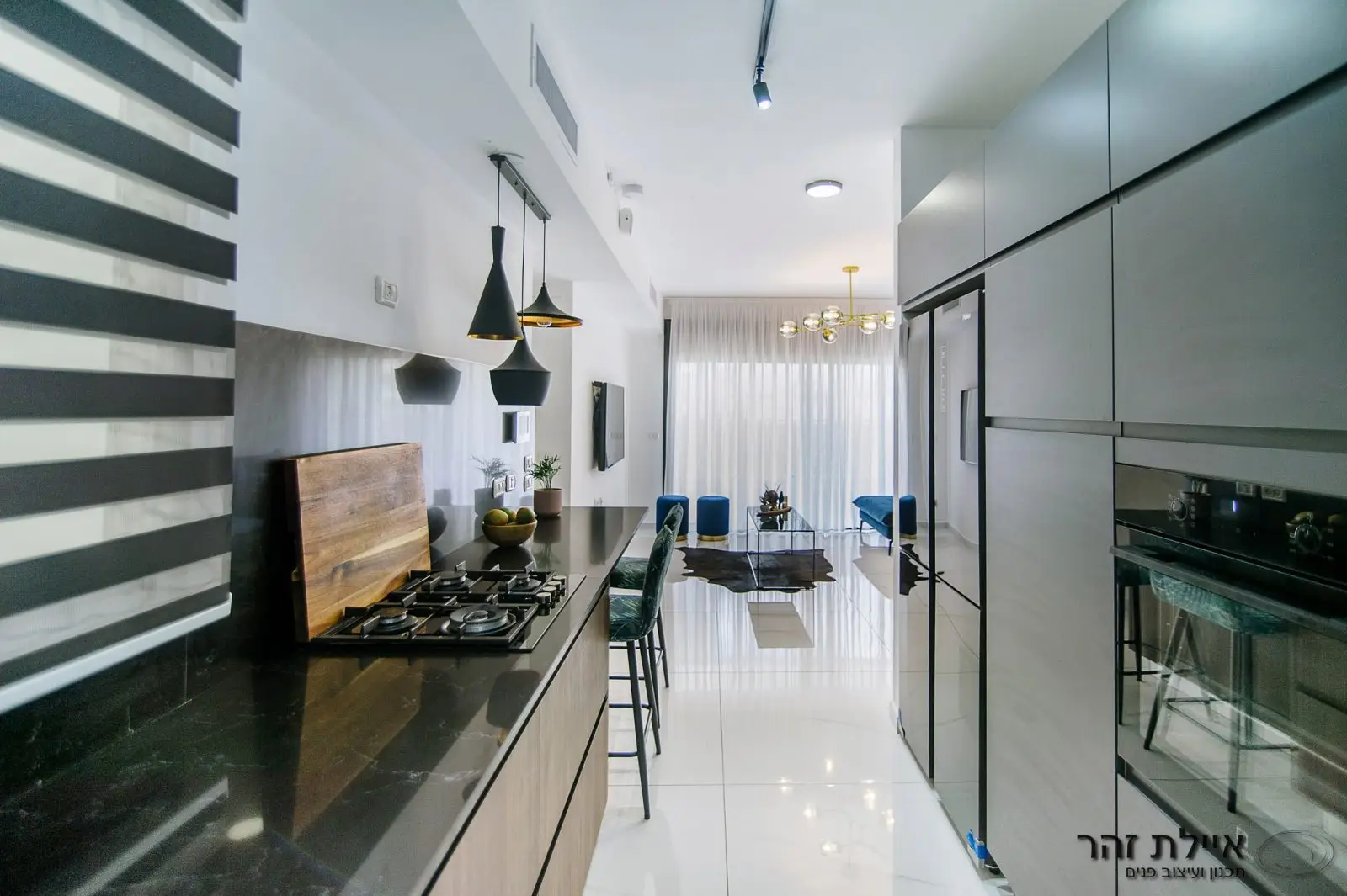 מטבח מעוצב בדירה קטנה 1